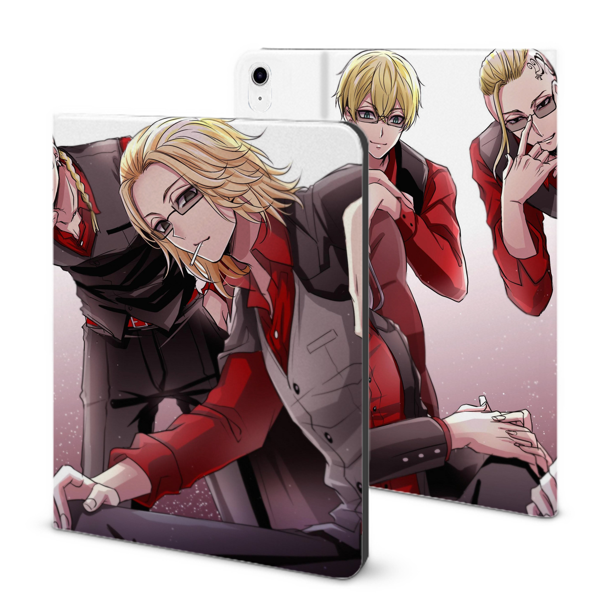 （画像用） 東京リベンジャーズ Tokyo Revengers IPad ケース ブック型 PUレザー TPU 耐衝撃 軽量 薄型 ペン収納なし 全面保護 IPad 各モデル対応